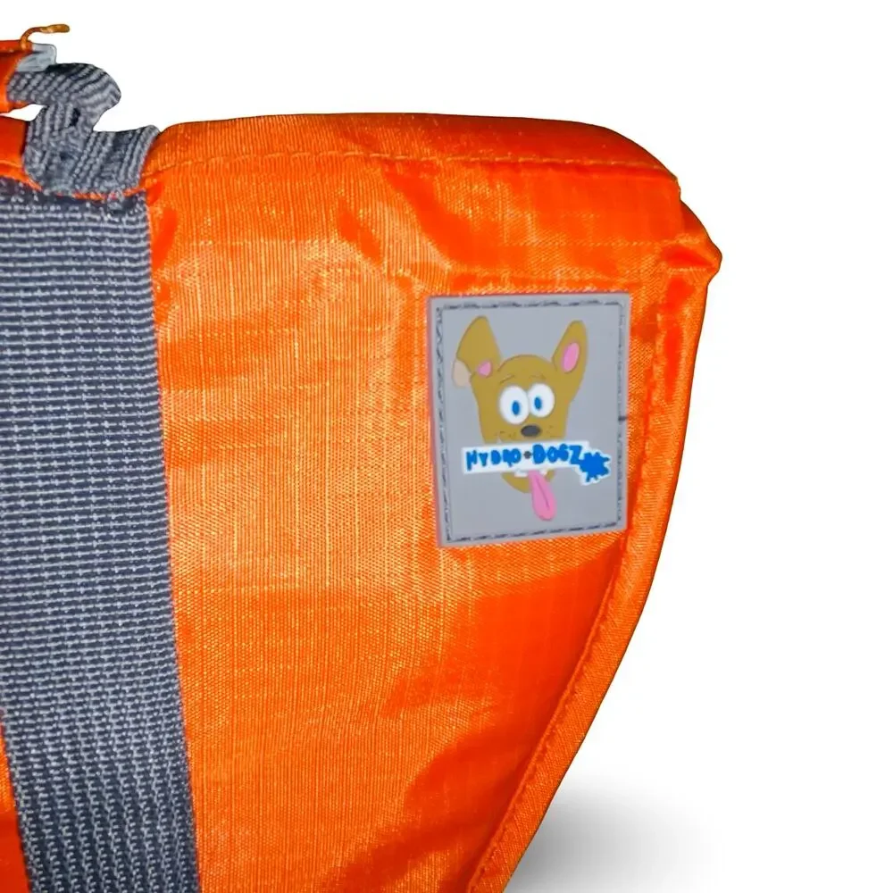 HydroDogz Orange Dog Life Jacket Medium 25-55 lbs Safety Vest Buoyancy Paddler
